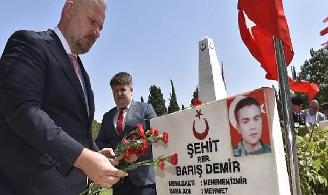 15 Temmuz şehitleri Menemen'de dualarla anıldı