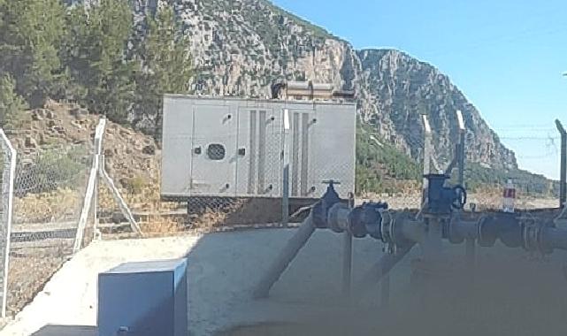 Datça'da Elektrik Kesildi, Büyükşehir İçme Suyu İçin Jeneratör Gönderdi