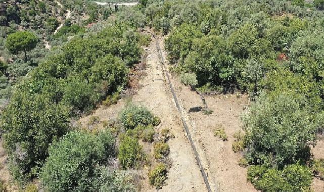 ASKİ, Söke Karakaya'ya Beşparmak Dağları'nın zirvesinden su sağladı