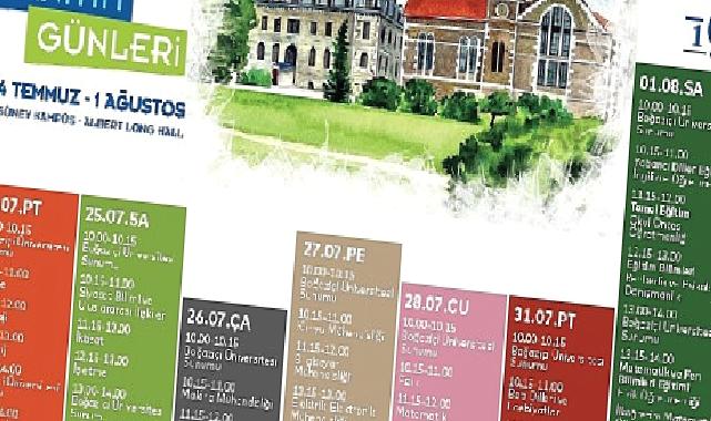 Boğaziçi Üniversitesi Tanıtım Günleri 24 Temmuz-1 Ağustos'ta Güney Kampüs'te gerçekleşecek