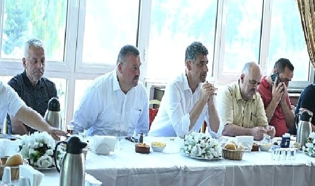 Başkan Kocaman muhtarlarla bir araya geldi