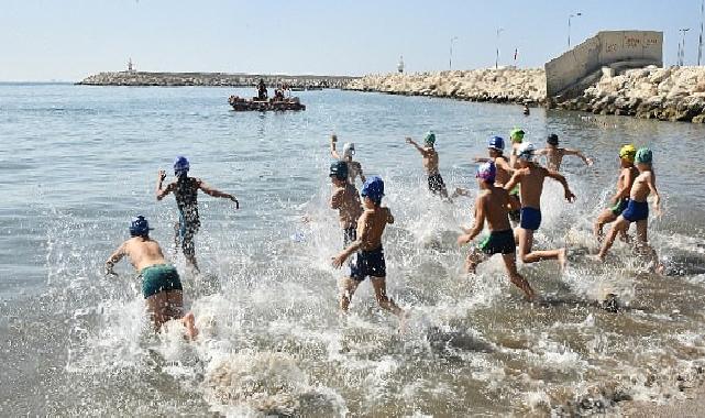 Aquatlon yarışlarında 64 sporcunun 45'i Yenişehir Belediyesi adına yarıştı