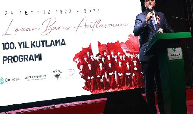 Lozan zaferinin 100. yılı Çankaya'da kutlandı