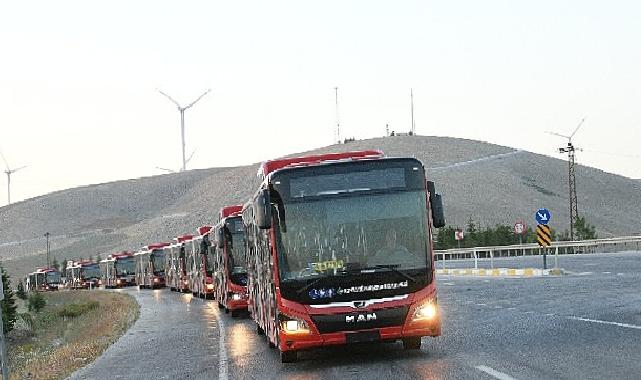 Başkan Altay: "Alımını Yaptığımız 50 Doğal Gazlı ve Hibrit Otobüsün 8'i Daha Şehrimize Geldi"