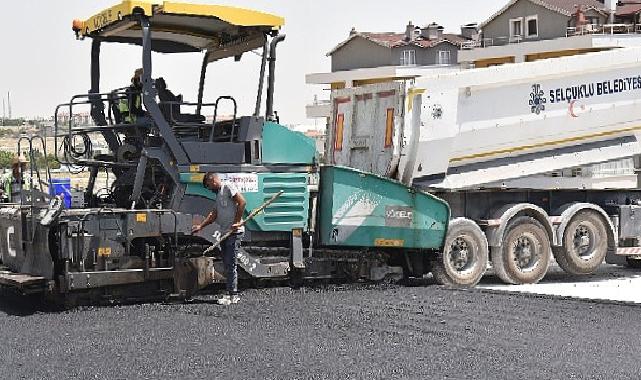 Selçuklu'da asfalt sezonu yoğun tempoda devam ediyor