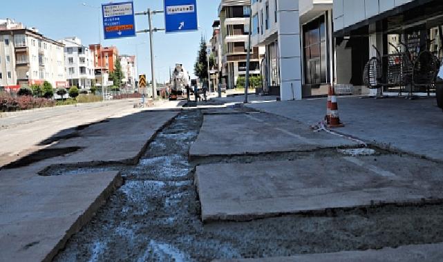 Zübeyde hanım caddesi'nde yağmur suyu hatları güçlendirildi 