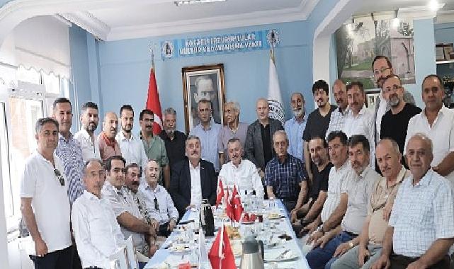 Başkan Büyükakın, Erzurum Vakfı'na konuk oldu