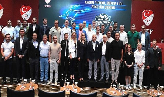 Turkcell Kadın Futbol Süper Ligi'nde 2023-2024 sezonu fikstür çekimi gerçekleştirildi