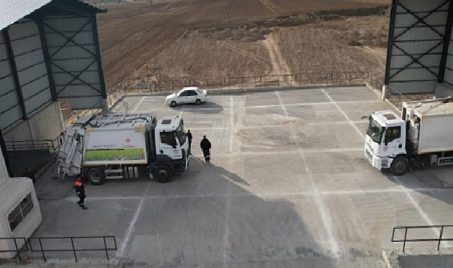 Çumra'da atık aktarma merkezi hizmet kalitesini artırdı 