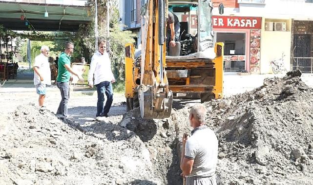 Başkan Arslan, Altınkum'da çalışmaları denetledi