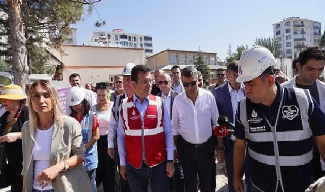 İBB'nin Elazığ'daki Okul İnşaatında İncelemelerde Bulundu