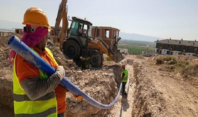 Menemen Seyrek ve Villakent mahallelerinin içme suyu hattı yenileniyor