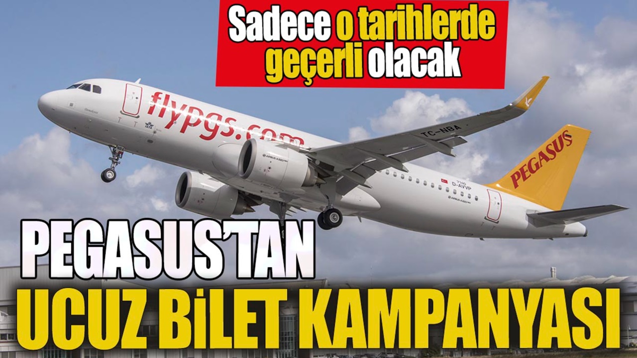 2 Günlük Pegasus seyahat etmek isteyenlere ucuz bilet satışlarına başladı