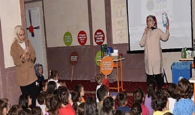 Selçuklu Belediyesi'nden Cami ve Yaz Kur'an Kurslarında Sıfır Atık Eğitimi