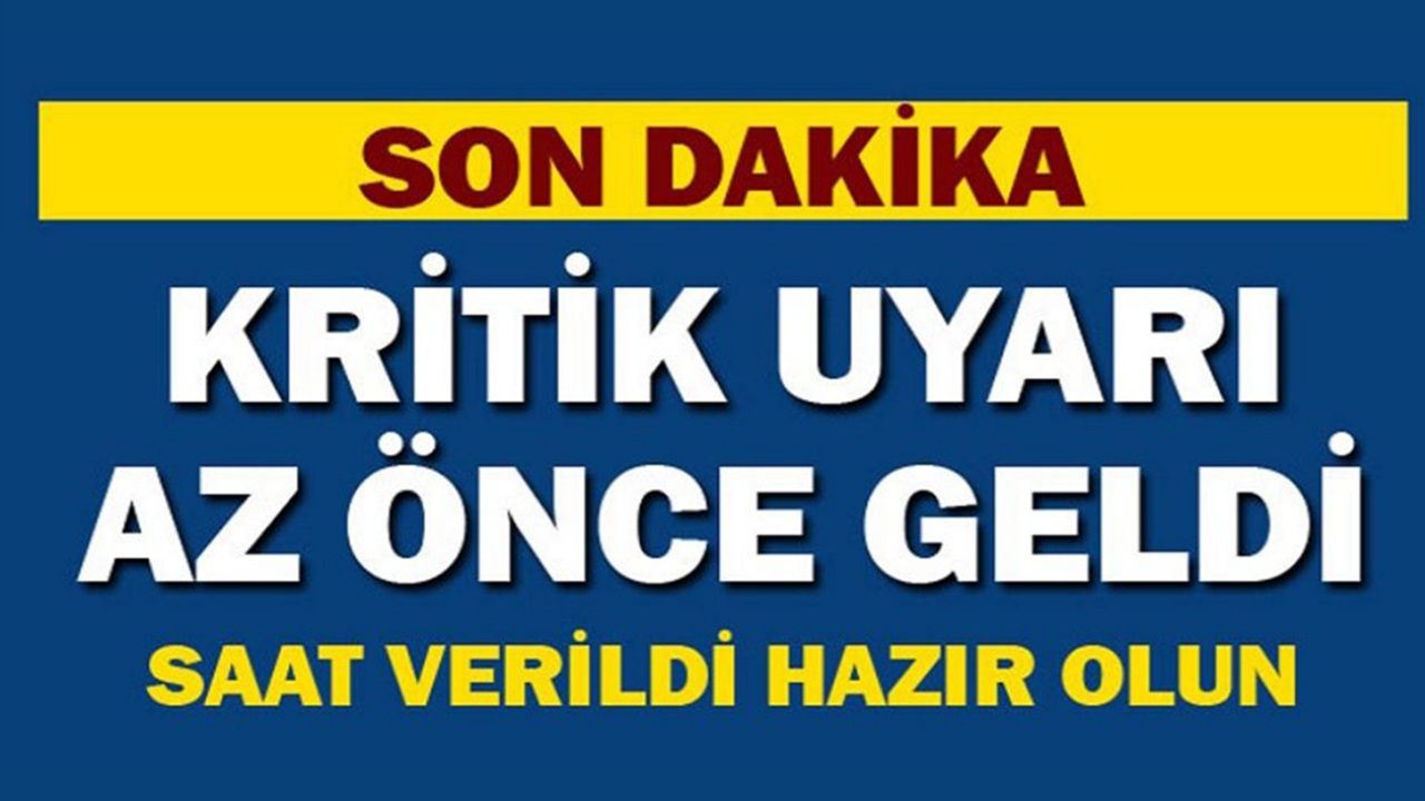 Meteoroloji’den çok kuvvetli sağanak yağış uyarısı! Saat verildi aman dikkat...