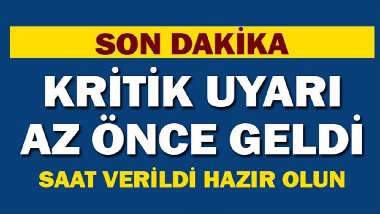 Sabah saatlerinde Meteoroloji DUYURDU: Sel ve su baskınları için saat verildi aman dikkat...