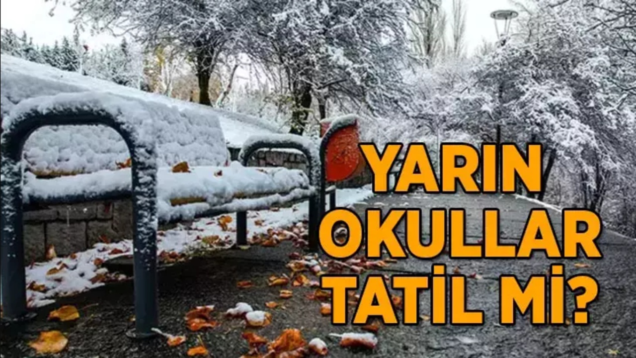 SON DAKİKA Valilik DUYURDU: 25 Kasım Pazartesi (Yarın) o il ve ilçelerde okullar tatil edildi...