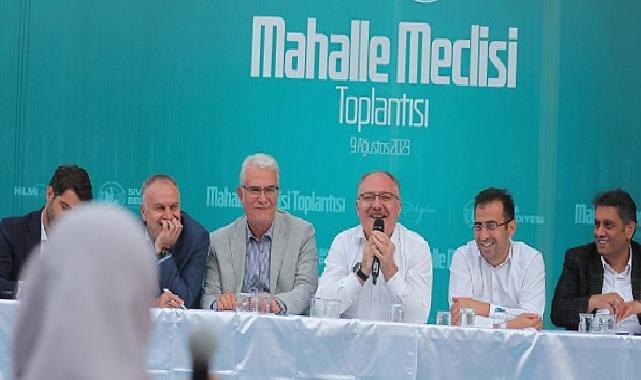 Sivas Belediyesi tarafından gerçekleştirilen Mahalle Meclisi buluşmalarının bu haftaki adresi Mevlana Mahallesi oldu