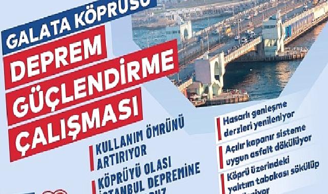 Galata Köprüsü'nde 29 Yıl Sonra Yenileme Çalışması