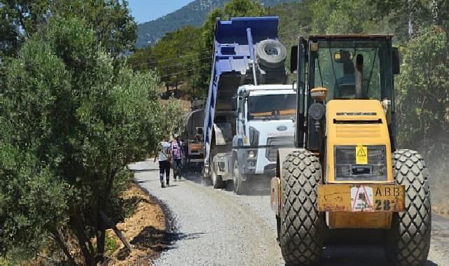 Antalya Büyükşehir'den grup yollarında çalışma