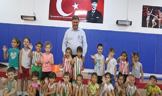 Karşıyaka'da geleceğin cimnastikçileri yetişiyor