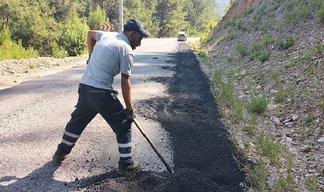 Alanya'da yayla yollarına bakım onarım