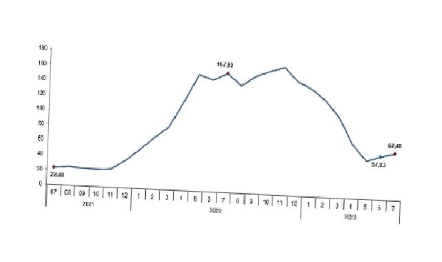 TÜİK: Tarım ürünleri üretici fiyat endeksi (Tarım-ÜFE) yıllık %62,48, aylık %8,03 arttı