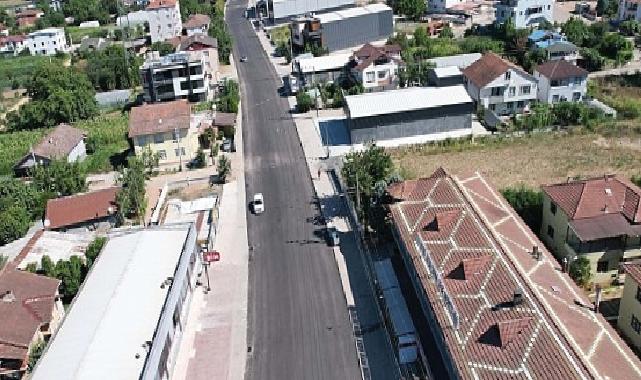 Başiskele Kullar Caddesi asfaltlandı