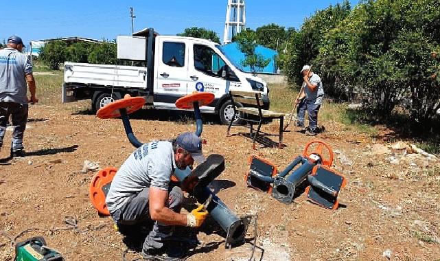 Antalya Büyükşehir'den Serik'in mahallelerine spor aletleri