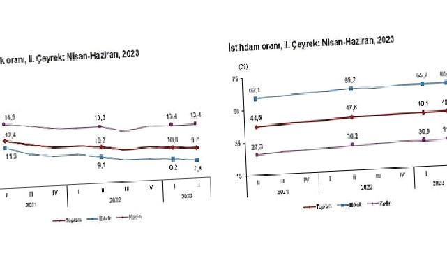 TÜİK: İşgücü İstatistikleri, II. Çeyrek: Nisan - Haziran, 2023