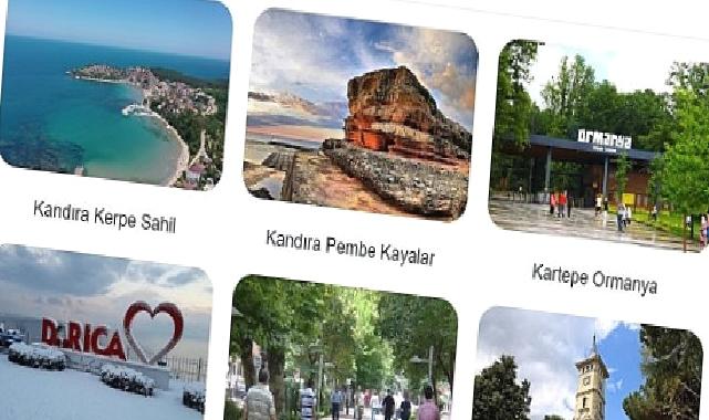 Kocaeli'nin turistik mekanları cepte