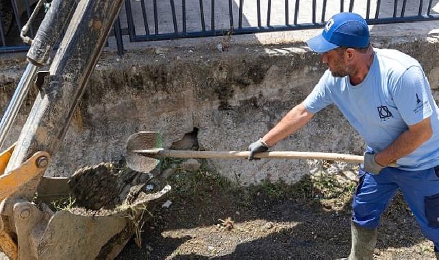 Dikili'deki Sülüklü Deresi temizlendi