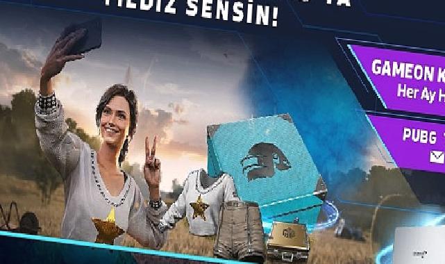 GAMEON farkıyla PUBG'de GAMEON Kasası her ay hediye