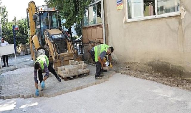 Kırsal Mahallelerde Sokaklar Parke Taşla Kaplanıyor