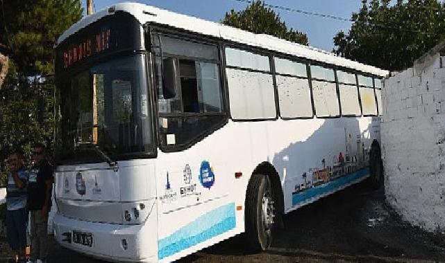 İzmir Büyükşehir Belediyesi Seferihisar'a otobüs hibe etti