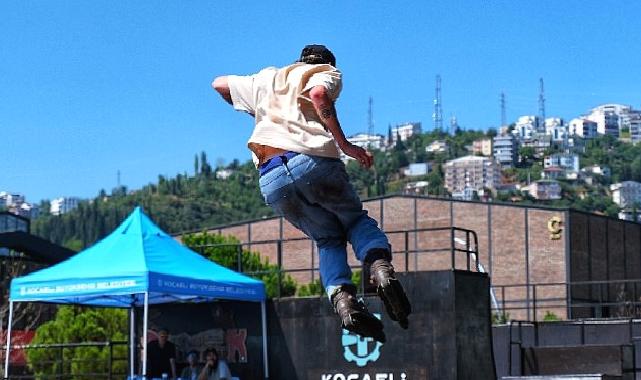 Skate Park'ta adrenalin tavan yaptı