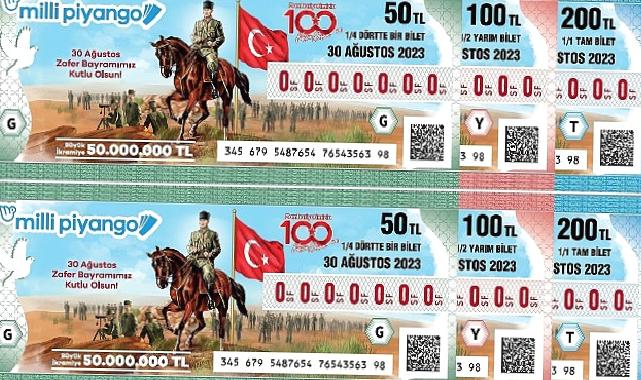 Milli Piyango 30 Ağustos özel çekilişinde büyük ikramiye 50 milyon TL!