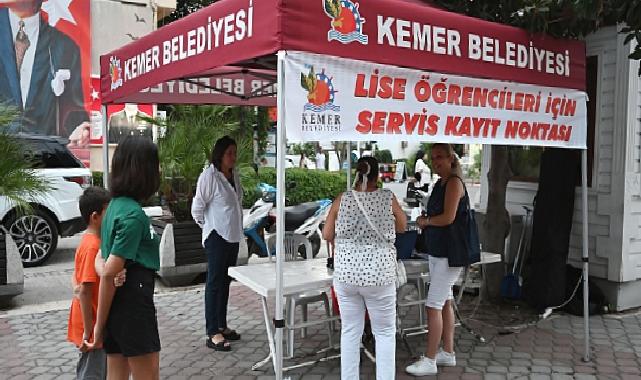 Lise öğrencilerinin ücretsiz servis kayıt işlemleri devam ediyor