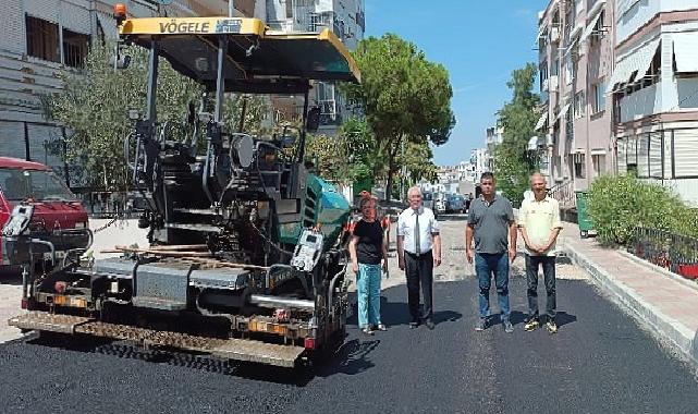 Karabağlar'da asfalt çalışmaları hız kesmedi