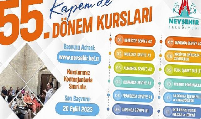 KAPEM'de 55. Dönem Kursları için kayıtlar başladı