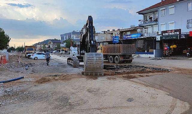 Kuzdere Mahallesi'nde altyapı çalışmaları