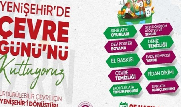 Yenişehir Belediyesi, Dünya Çevre Günü etkinlikleriyle farkındalık yaratacak