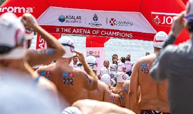 Aroma'nın resmi su sponsoru olduğu Aquamasters'ta 2500 yüzücü Heybeliada'da kulaç attı