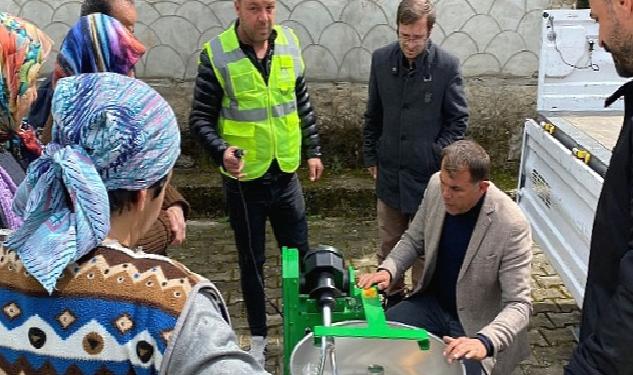 Hamur yoğurma makinesi desteği yüz güldürüyor