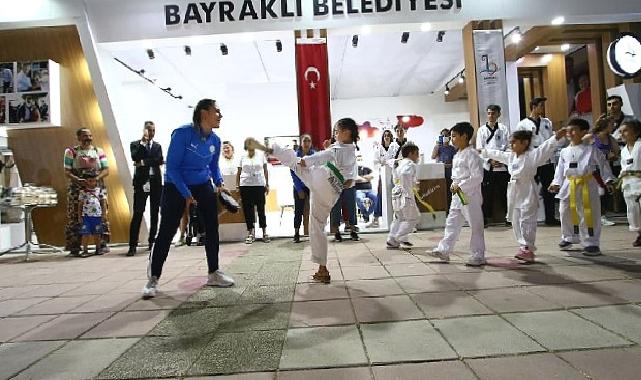 İzmir Fuarı'nda Bayraklı Belediyesi fark yarattı