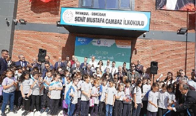 Üsküdar Yeni Öğretim Yılına Şehit Mustafa Cambaz İlkokulu açılışıyla başladı