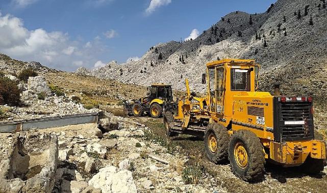 Antalya Büyükşehirden Akseki'nin yayla yollarına bakım