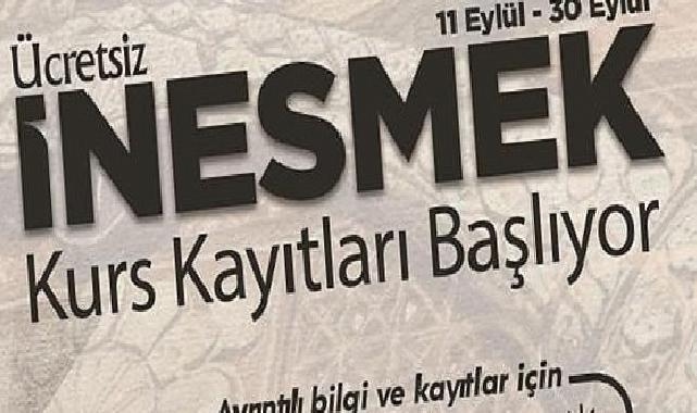 İnesmek'te Kurs Kayıtları Başladı