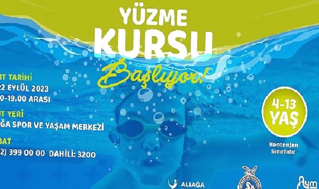 Aliağa Spor ve Yaşam Merkezi'nde Yüzme Kursları Başlıyor