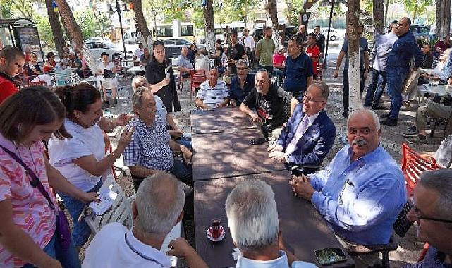 Başkan Çalık Emekliler Lokali'ni ziyaret etti